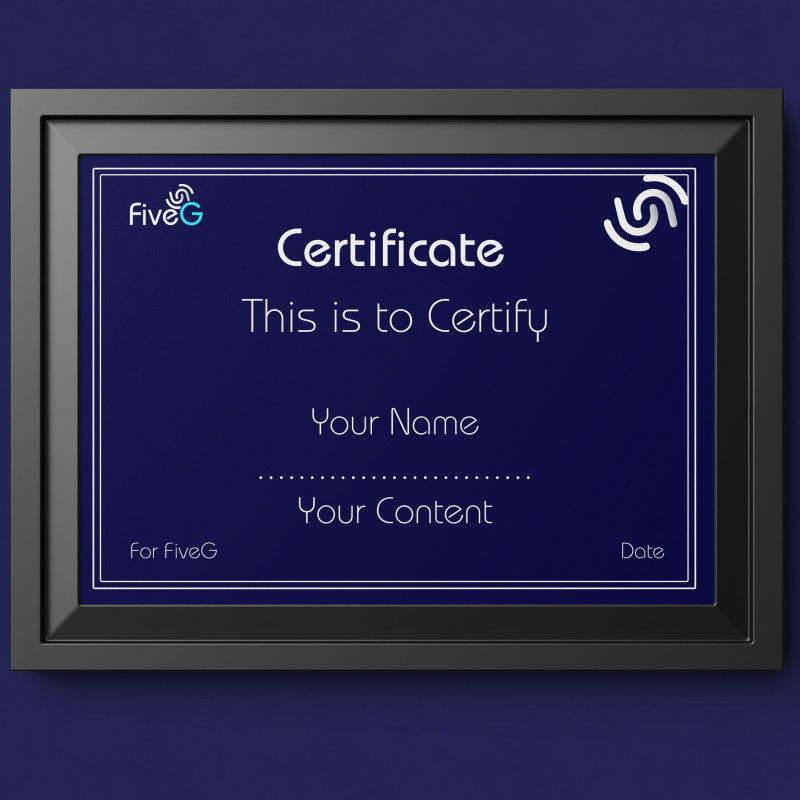 Certificates (for 10 No's)